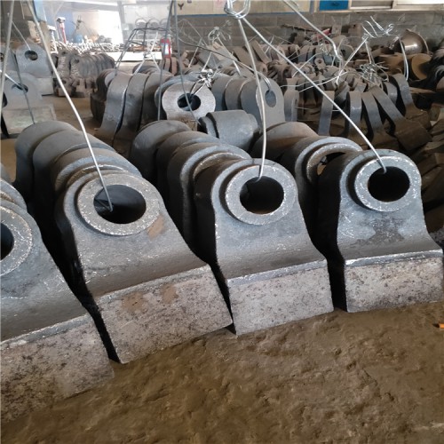 锤式破碎机锤头高铬破碎机合金锤大型矿山碎石制砂机铸造耐磨锤头