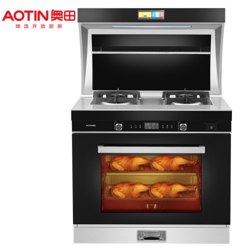 集成灶排烟 奥田M1蒸烤一体集成灶 环保集成灶