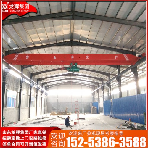 定州起重机电动小型行车防爆天车单梁桥式起重机5吨