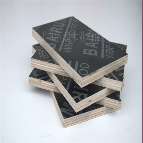 覆膜板厂家供应黑色菲林板 建筑清水模板 优质木模板