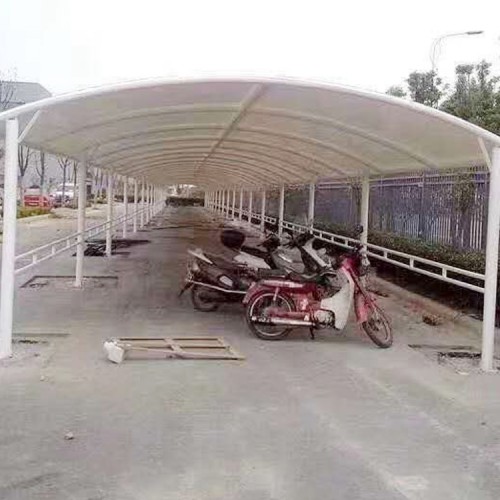 上海户外膜结构车棚 汽车车棚 小区膜结构车棚