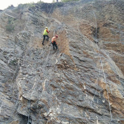 边坡柔性防护网 生态边坡防护网 被动环形边坡防护网