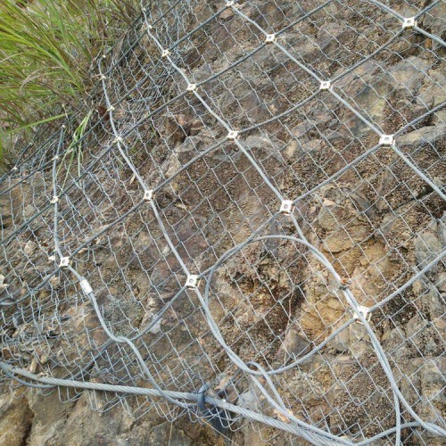 护坡钢丝网 护坡铁丝网 高速公路主动防护网