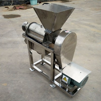 梨子榨汁机 苹果梨破碎榨汁机 工业螺旋榨汁机