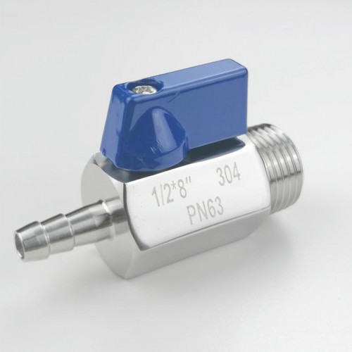 304不锈钢宝塔球阀 带皮接迷你球阀球阀 内螺纹球阀