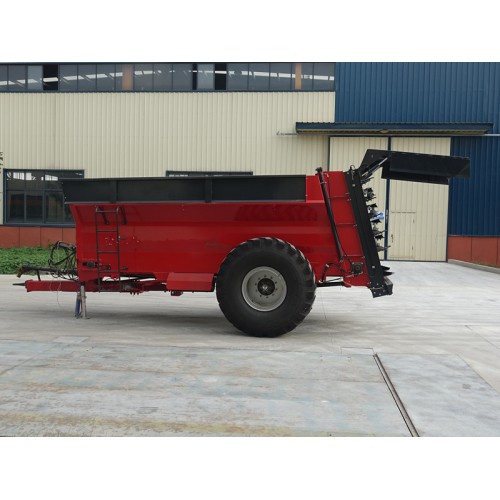 小麦拉粪机  有机肥抛粪机  鸡粪自走式撒粪车