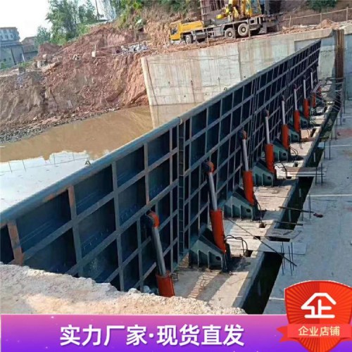 钢坝闸门  低横轴液压钢坝 液压翻板合页坝