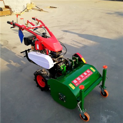 手推碎草机 果园杂草高草打草机 186柴油电启动碎草机