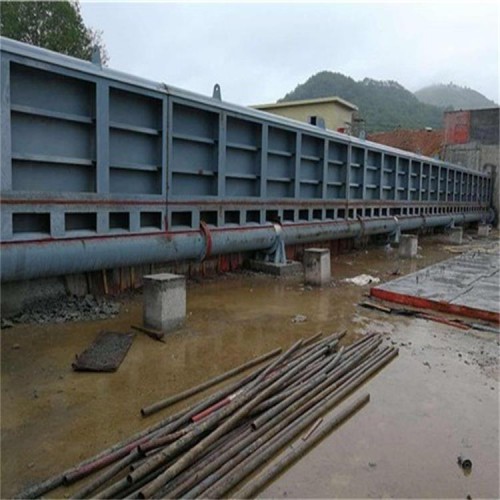 海鹰 液压底横轴旋转钢坝 集成式钢坝 溢流钢制闸门 运行平稳