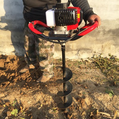 栽树打孔机 埋杆子打孔机 挖坑打眼机