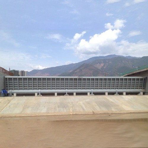 海鹰 低耗能钢坝 隐蔽式钢坝 液压驱臂钢闸门 双面稳定控水