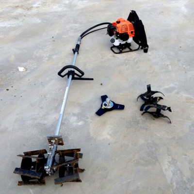 农用除草机 小型除草锄地机 背负式开沟机