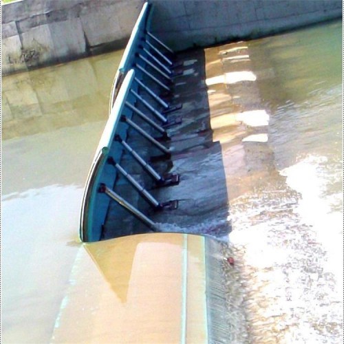 海鹰 液压升降坝 大跨度合页坝 弧形钢闸门 密封钢制闸门采购