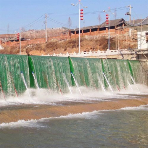 海鹰 景观合页坝 纵梁式钢制闸门 喷锌钢闸门 生态液压坝标准