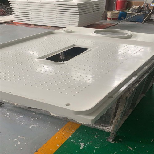 厂家直销一体专用大口径双坑蹲便器