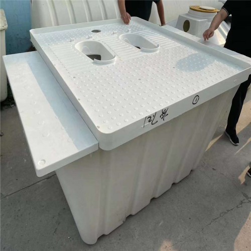 内蒙古通辽一体专用大口径双坑蹲便器