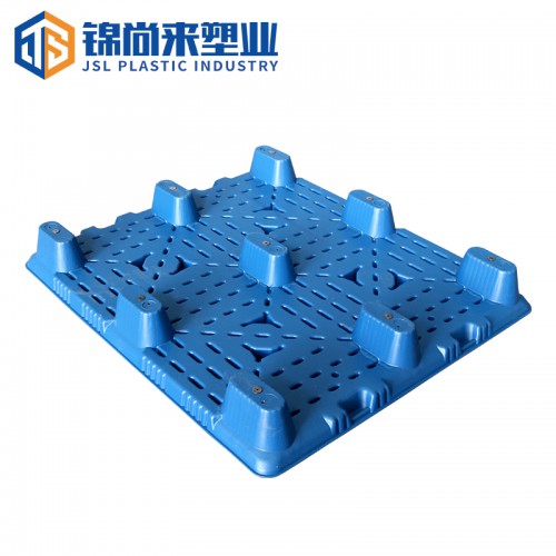 卡板塑料 锦尚来吹塑四面进叉九脚1311防潮卡板塑料 特价