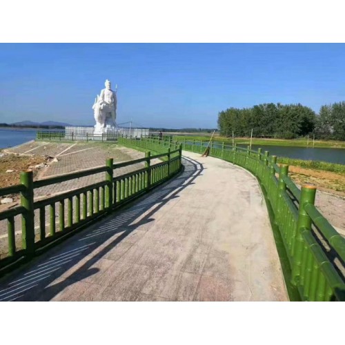 贵州混凝土仿真竹护栏/水泥仿竹栏杆厂家供应