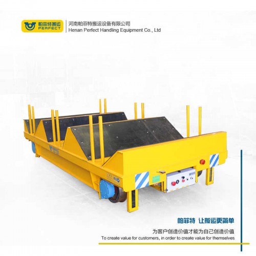 定制运输废料大吨位车无轨电动平板车无轨胶轮车