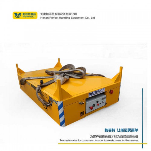 电子元器件搬运无轨胶轮车水泥板转运过跨车建材运输电动平车