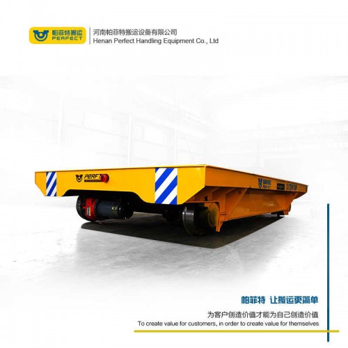 河南帕菲特机械设备搬运有轨电动平车重型检测仪器搬运轨道过跨车