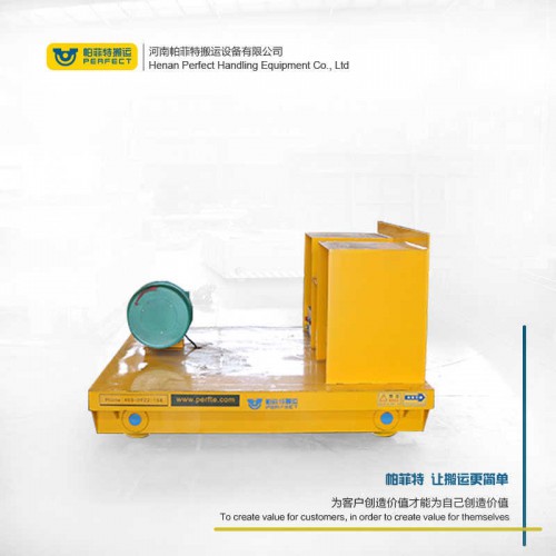 电动转运车卷线式电动平板拖车物料油桶设备搬运车专业快速可定制