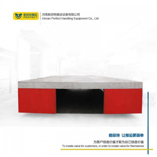 转运钢管搬运石油通零部件地轨平轨道搬运车车轨道电动平板车