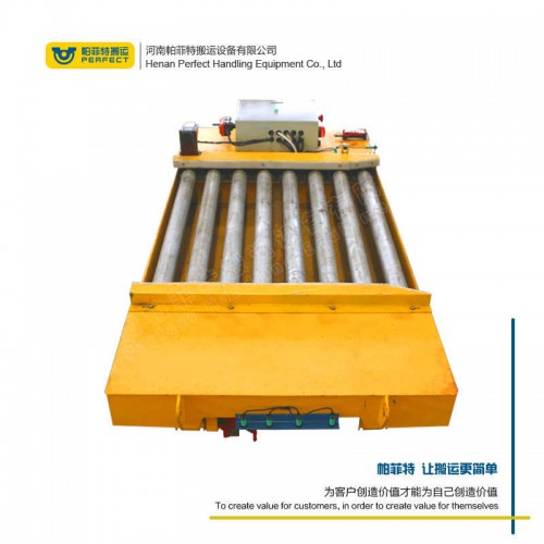 厂家直销10吨低压轨道供电转运平车 喷漆房高温地轨小车可定制