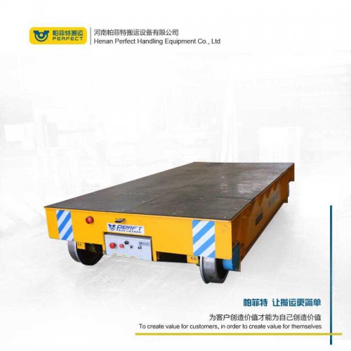 冶金大吨位直轨蓄电池轨道起重电动平车 电瓶电动平板搬运车