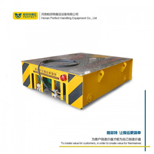 电动轨道平板车搭载模具数控机床遥控蓄电池电动轨道过跨车