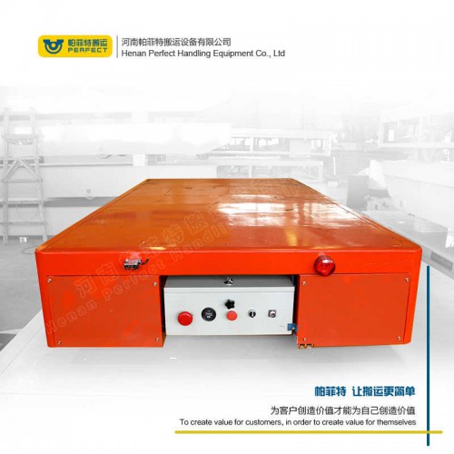 厂家50吨地轨小车带转弯 车间内使用物料大型设备转运平移车