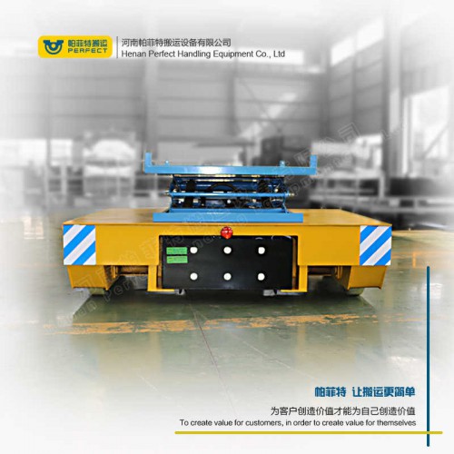 货物运输 无轨模具车 50吨电动轨道转盘 车间转运设备