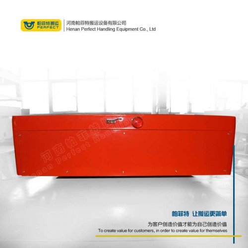 遥控器控制 自动化轨道平车 65吨载重卷材平车 行车过跨运输