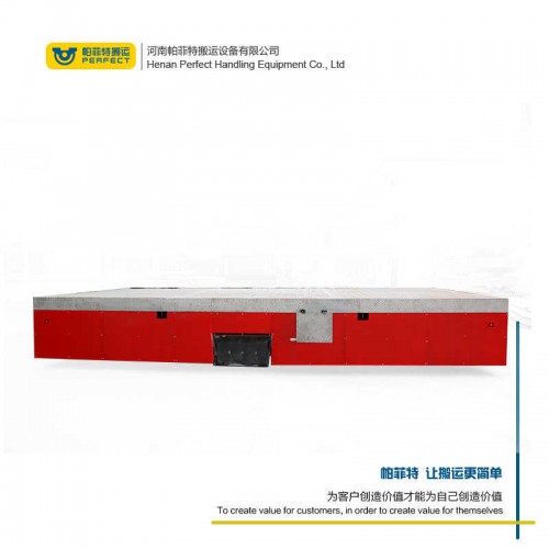 遥控器控制 无轨模具车 75吨载重液压转向无轨车 车间转运设备