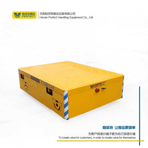 遥控器控制 轨道搬运车 75吨载重液压转向无轨车 行车过跨运输