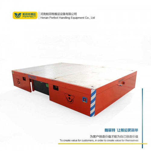 厂家 轨道电动平车 250吨承重手动平板车 车间转运设备