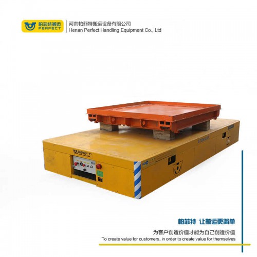 货物运输 无轨模具车 40吨重型流水线电动平车 行车过跨运输