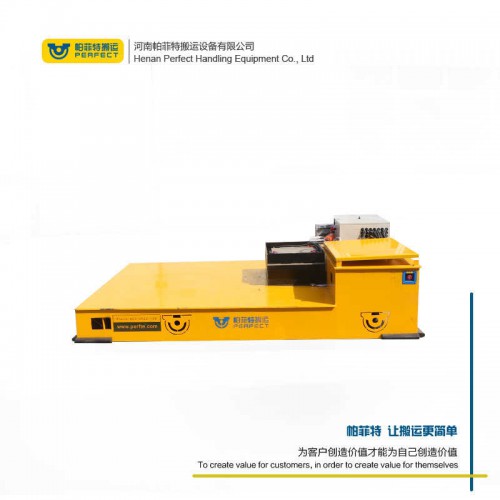 遥控器控制 自动化轨道平车 60吨大型钢卷电动平车 车间转运设备