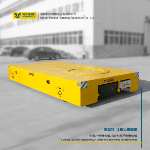 货物运输 平板动力轨道车 100吨承重无轨转运车 厂家直销