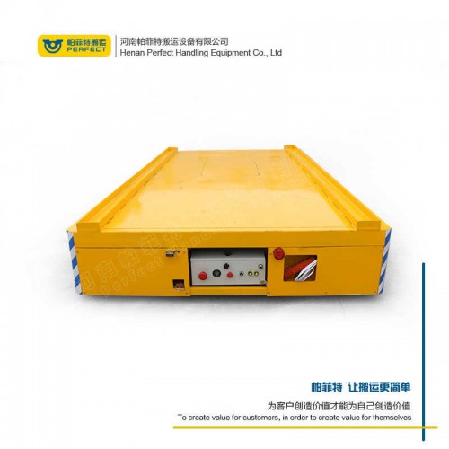 遥控器控制 轨道电动平车 100吨承重无轨转运车 行车过跨运输