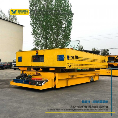 拉运平把车 横移电动平车 45吨载重厂区转运车 厂家直销