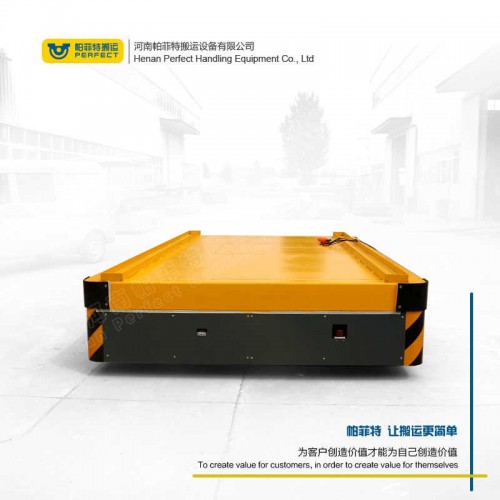 厂家 平板动力轨道车 100吨承重无轨转运车 行车过跨运输
