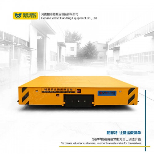 遥控器控制 无轨模具车 100吨承重无轨转运车 行车过跨运输