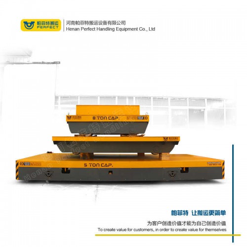 遥控器控制 平板动力轨道车 40吨重型流水线电动平车 厂家直销