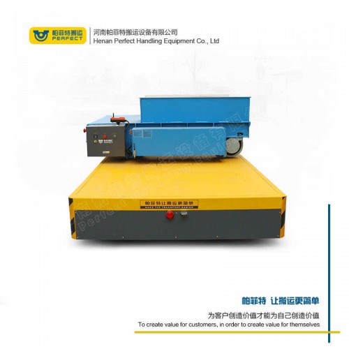 遥控器控制 无轨模具车 55吨电瓶轨道车 车间转运设备