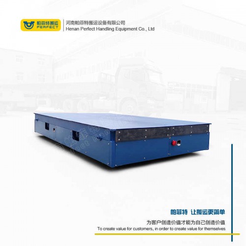 遥控器控制 蓄电池电动平车 45吨载重厂区转运车 行车过跨运输