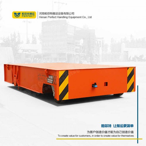 拉运平把车 自动化轨道平车 150吨轨道式电瓶车 行车过跨运输