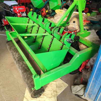 大蒜种植机 手推小型种蒜机 汽油一体大蒜播种机