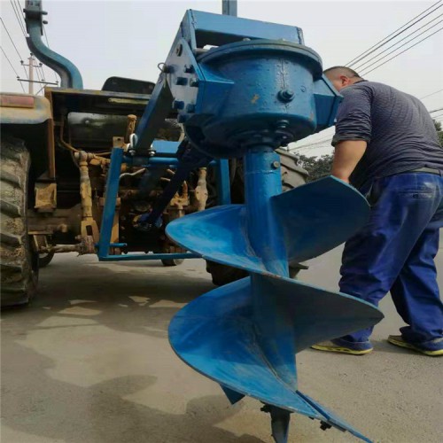 拖拉机挖坑机 拖拉机植树打眼机转速