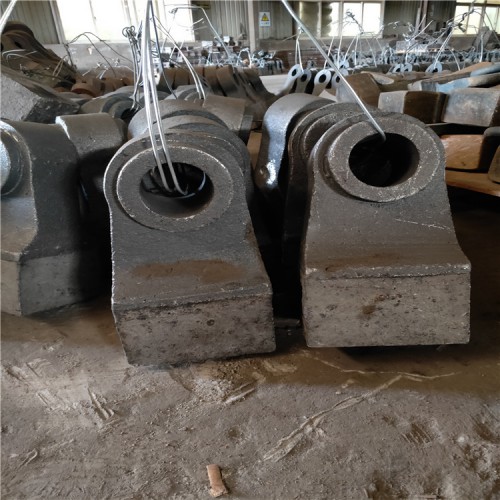 锤式破碎机耐磨合金锤头细粉碎机制沙机高铬锤头复合板锤甩锤